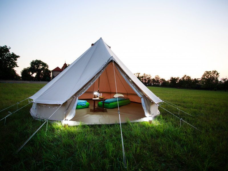 New accommodation // BELL TENT FOR 2 PEOPLE ()